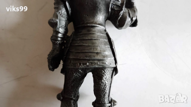 VINTAGE Оловен Рицар Magrino 14 см. , снимка 3 - Колекции - 53231114