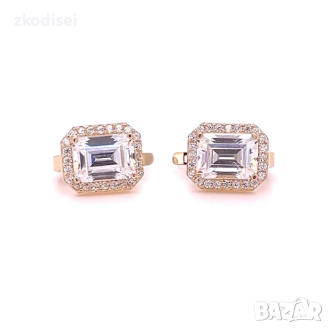 Златни обеци 4,28гр. 14кр. проба:585 модел:33676-2, снимка 3 - Обеци - 51480748