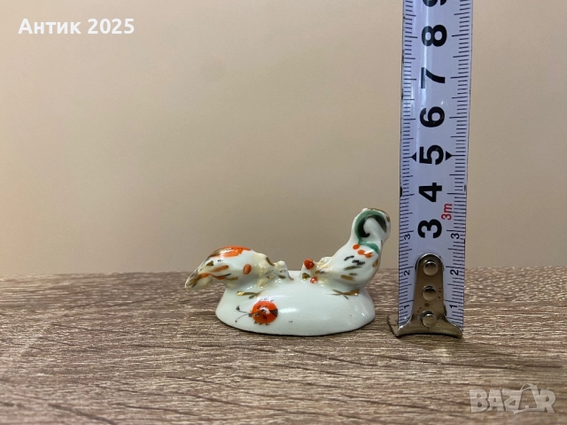 Статуетка „Кокошка и петел“. Миниатюра. Барановка., снимка 5 - Антикварни и старинни предмети - 52061238