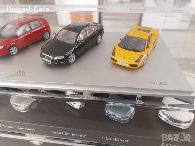 Mercedes, Audi, Seat 1:43 Limited Sets Minichamps, AutoArt, Looksmart, снимка 4 - Колекции - 45389350