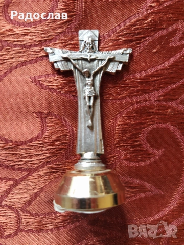 малък настолен кръст /  разпятие , снимка 2 - Други стоки за дома - 53928781
