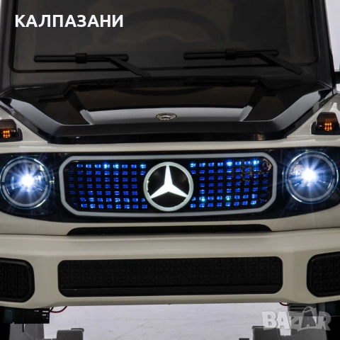 Акумулаторен джип MERCEDES BENZ JJ2088 с родителски контрол 12V Бял, снимка 9 - Коли, камиони, мотори, писти - 51665057