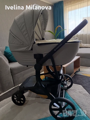 Бебешка количка 3 в 1 Kikka boo Irene Light Grey 2024, снимка 1