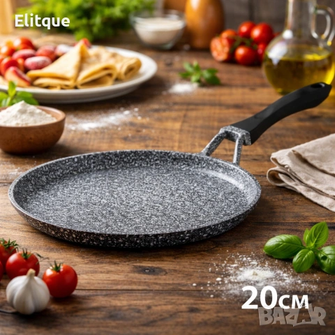 Тиган за палачинки Edenberg EB-3391, EB-3392, EB-3393 - 20см/24см/28см, снимка 5 - Други - 53389320