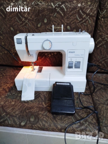 Шевна машина PFAFF HOBBY 301 - 80 W, снимка 12 - Шевни машини - 53721275