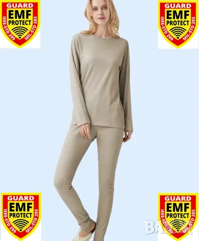 Екраниран Клин Сребърни Нишки Радиационна Защита от Електромагнитно Излъчване EMR EMP Защита от ЕМП, снимка 13 - Други - 50007706