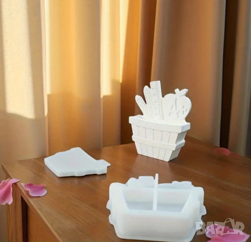 Молд кашпа училище, училищни пособия , снимка 2 - Форми - 53916017