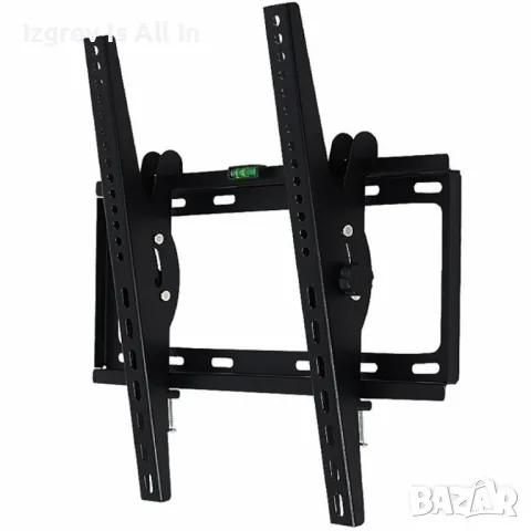 Универсална стойка за телевизор с екрани от 26 до 55 инча / Цвят – черен; Материал - подсилена студе, снимка 1