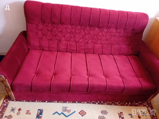 Диван с механизъм  за сън и 2 фотьойла много малко ползвани /холова гарнитура, снимка 7 - Дивани и мека мебел - 53834939