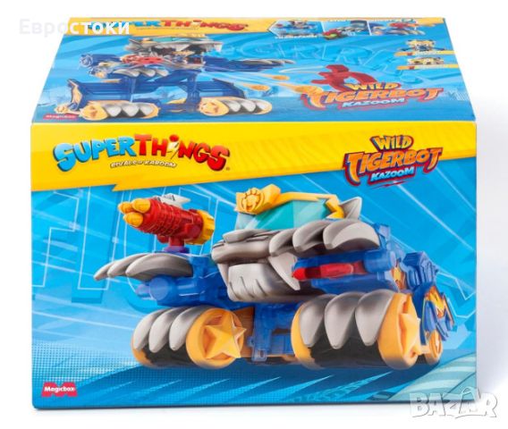 Робот трансформер Superthings Wild Tigerbot Kazoom, снимка 3 - Електрически играчки - 45267358