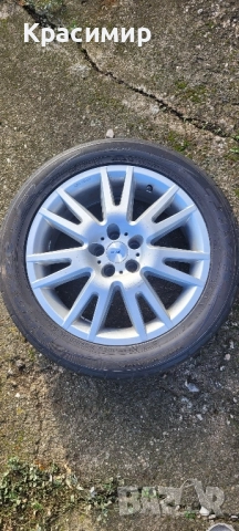 4бр.Джанти 17 Пежо 807+Гуми 225 50 17, снимка 2 - Гуми и джанти - 52244040