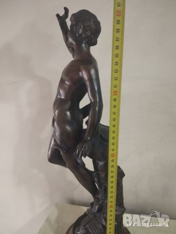 Стара статуетка, снимка 3 - Други ценни предмети - 45337663