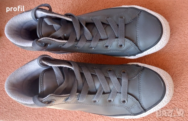 Дамски/юношески Converse кожени кецове №37, снимка 7 - Кецове - 54277632