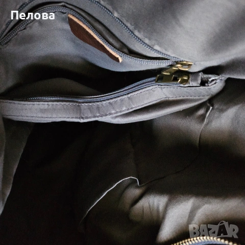 тъмно синя и черна чанта,тип торба, снимка 4 - Чанти - 54017369