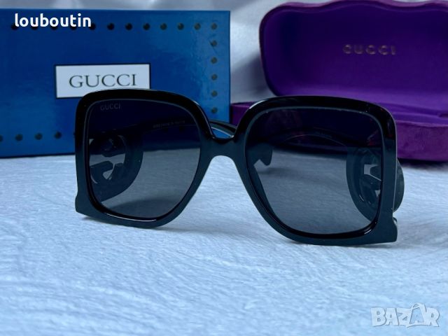 Gucci 2024 дамски слънчеви очила правоъгълни GG1326, снимка 8 - Слънчеви и диоптрични очила - 45571816