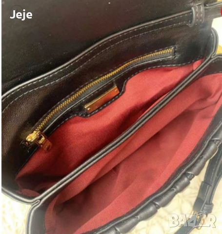 Капитонирана елегантна дамска чанта 20х13 см, снимка 4 - Чанти - 45596256