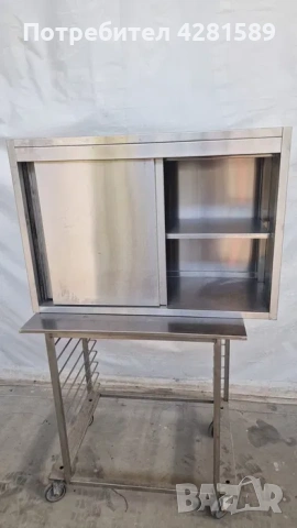 Немски шкаф за стена изцяло от неръждаема стомана, снимка 6 - Други машини и части - 53656091