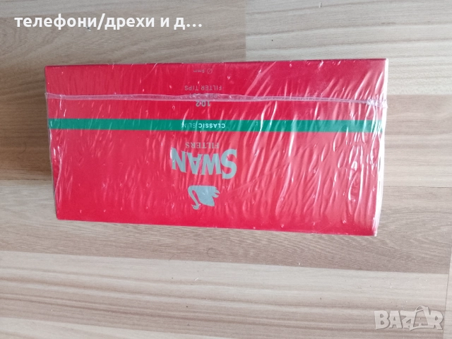 Австрийски  Филтри за цигари Swan Classic Slim червен 6мм (20x102 бр), снимка 4 - Други - 51679192