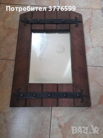 Старо ретро огледало, снимка 2 - Антикварни и старинни предмети - 53709963