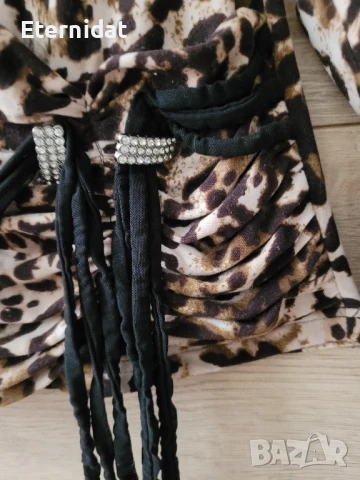 Елегантна блуза в тигров принт , снимка 5 - Блузи с дълъг ръкав и пуловери - 51429022