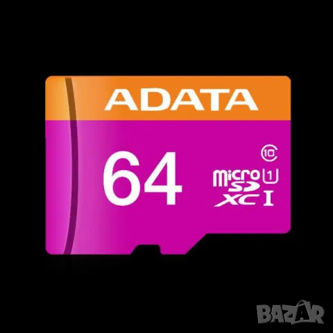 MicroSD карта памет, 80MB/s, 64GB, снимка 1 - Карти памет - 47183788