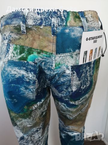 Дамски панталон G-Star RAW® 5622 3D MID BOYFRIEND COJ WMN DK SPA/LIQUID PINK AO, размер W26;27 /270/, снимка 6 - Панталони - 46351963