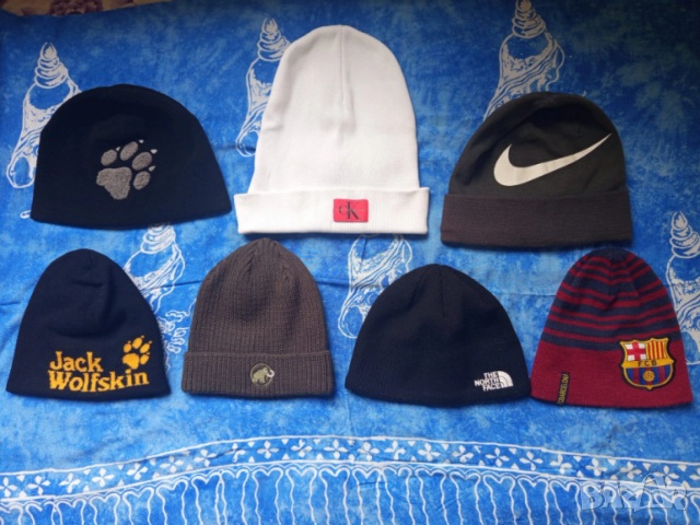 Mammut , Jack Wolfskin , Тhe North Face , Nike , Barcelona шапки
