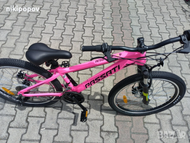 PASSATI Алуминиев велосипед 24" ALUMINIUM розов, снимка 4 - Велосипеди - 53839241
