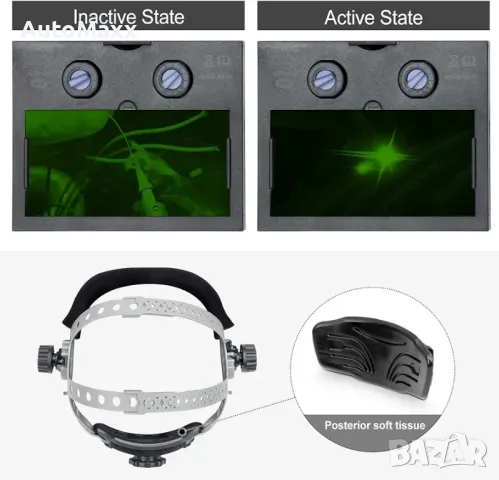 Соларна маска за заваряване Yorbay, снимка 7 - Други инструменти - 50225211