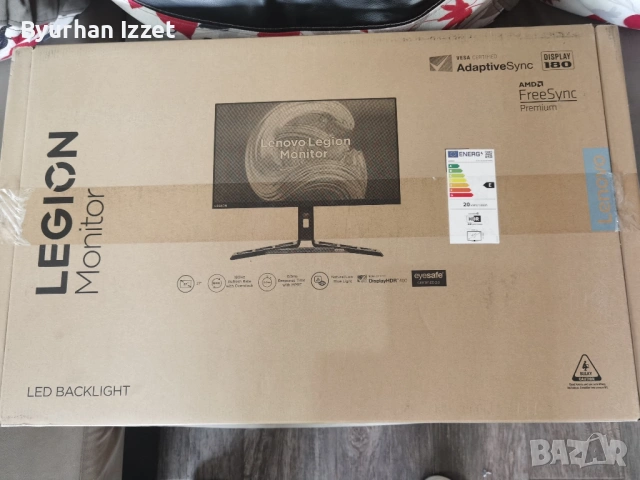 Геймърски монитор lenovo legion r27i-30