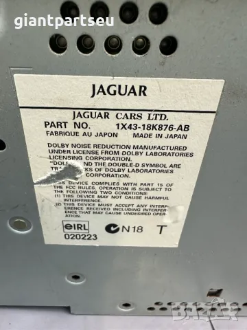 RADIO ЗА JAGUAR X TYPE 1X43-18K876-AB, снимка 2 - Части - 49199312