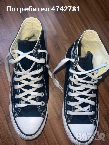 черни маратонки Converse, снимка 3 - Маратонки - 53539187