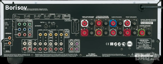 Продавам мощен,голям и качествен ресивър ONKYO TX-SR 607 7,2, снимка 2 - Ресийвъри, усилватели, смесителни пултове - 53947967