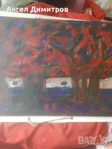 Васил Вълев маслена картина платно , снимка 5 - Картини - 50360385