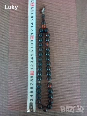 Прекрасна с изработката си,колекционерска оферта-Броеница., снимка 3 - Антикварни и старинни предмети - 51622571