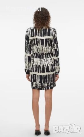 нова рокля в черно и бяло, снимка 3 - Рокли - 51465595