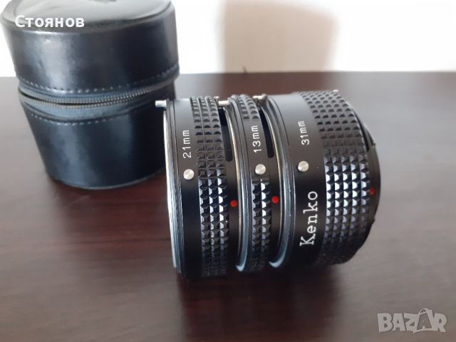 Макро адаптери 12mm,20mm,36mm  MINOLTA - KONICA  MD Japan, снимка 3 - Обективи и филтри - 46492987