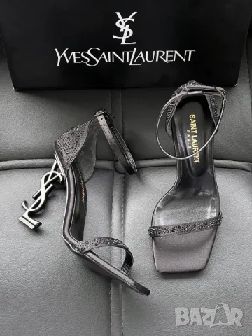 висококачествени дамски сандали yves saint laurent , снимка 5 - Джапанки - 49515358