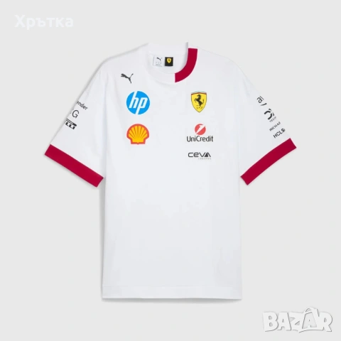 Puma Scuderia Ferrari Miami GP - Оригинална мъжка тениска р-р XL