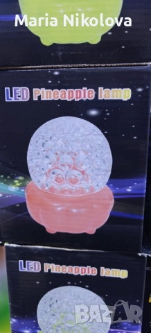 цветна LED нощна лампа, снимка 3 - Лед осветление - 52449925