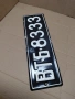 Соц Стар Емалиран Класически Регистрационен Номер За Ретро Автомобили НОМЕР957. , снимка 4