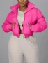 💖 Зимно Дамско Леко Розово Късо Яке –стилно и комфортно | STBoutique, снимка 4