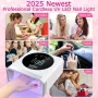 NAILGIRLS UV LED лампа за нокти Безжична, акумулаторна 150 W бързо втвърдяваща, снимка 2