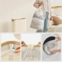 Кош за пране Songmics от плат с капачка 42x22.5x70.5 см, снимка 4