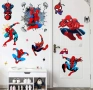Спайдърмен Spiderman паяжина самозалепващ стикер лепенка за стена мебел прозорец детска стая детски, снимка 2