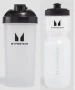 Myprotein Пластмасов шейкър + Спортна бутилка за вода- прозрачен/черен , снимка 1