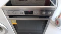 Свободностояща фурна AEG  с керамичен плот,  инокс широка 60 см. пуш бутони , снимка 2