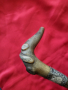 Антикварен бастун сребро рог от носорог, снимка 3