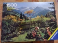 Пъзел "Lete en Montagne” Ravensburger 1979г. 1500 части, снимка 1