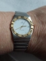 Omega Constellation Mens Watch-часовник Омега,машина кварц-корпус стомана и златна гривна 18к. злато, снимка 12